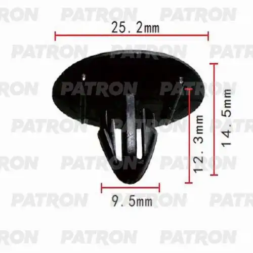PATRON p370074 - Клипса пластмассовая