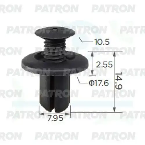 PATRON p370160a - Клипса пластмассовая