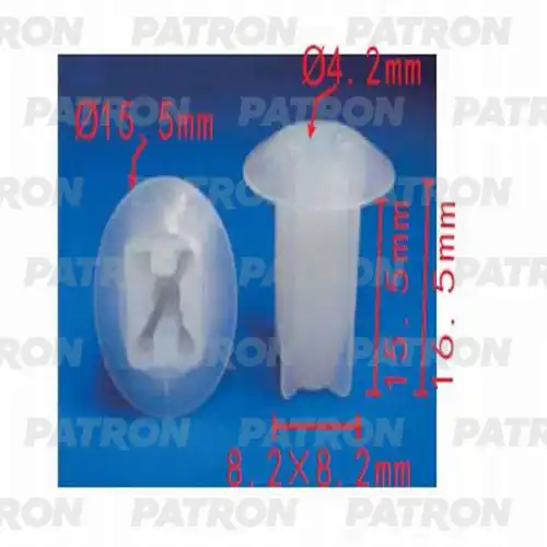 PATRON p370232 - Фиксатор пластиковый Renault применяемость: универсальный