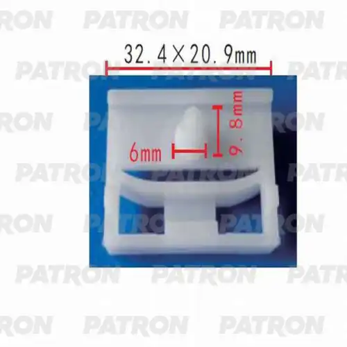 PATRON p370296a - Зажим пластиковый