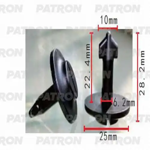 PATRON p370321 - Штифт VAG применяемость: брызговики, подкрылок, внутренняя отделка, торпеда, бампер (мин. 10