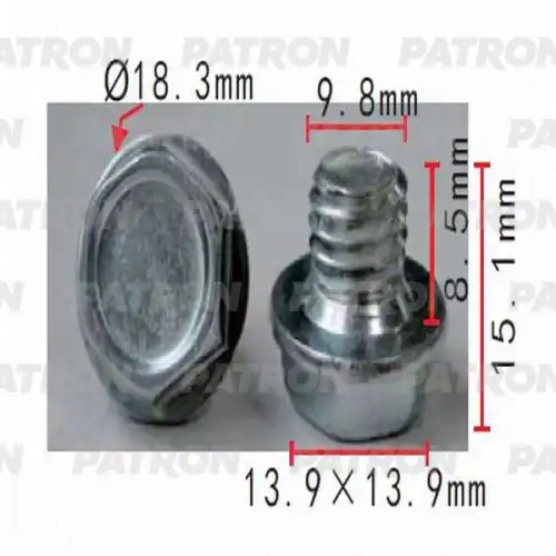 PATRON p370552 - Винт металлический