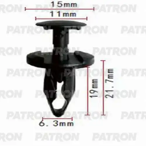 PATRON p370783 - P370783 Клипса пластмассовая GM применяемость: молдинги