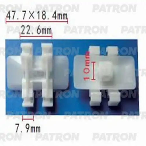 PATRON p370917 - Клипса пластмассовая MERCEDES применяемость фиксатор молдинга