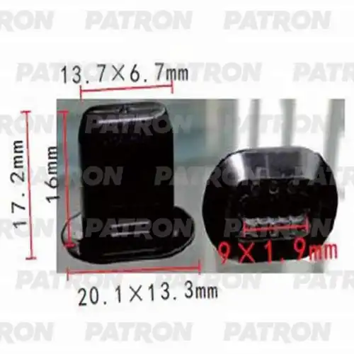 PATRON p370941 - Фиксатор пластмассовый