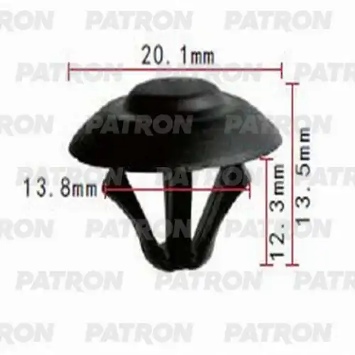 PATRON p371015 - Клипса пластмассовая MERCEDES применяемость: капот, крепление теплошумо изоляции
