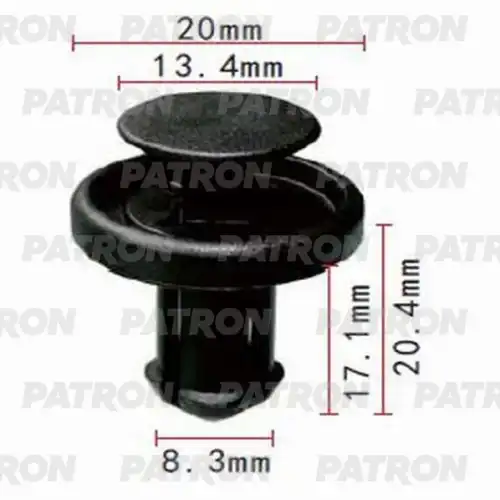 PATRON p371139 - Клипса крепежная