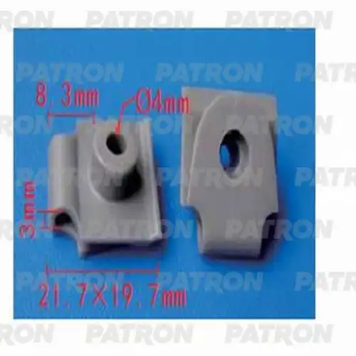 PATRON p371322 - Скоба пластиковая MAZDA применяемость: скоба - гайка
