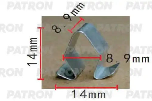 PATRON p371495 - Зажим металлический Audi,Seat,Skoda,Volkswagen применяемость: салон - внутренняя отделка
