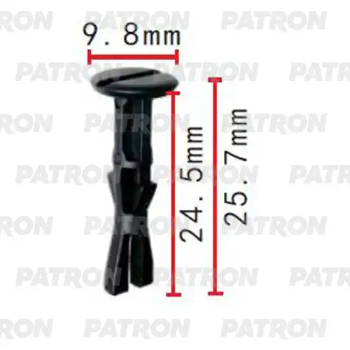 PATRON p372136 - Клипса пластмассовая Применяемость Клипса Toyota крепление подкрылок и бампера