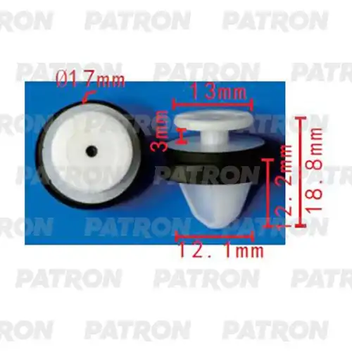 PATRON p372140 - Клипса пластмассовая Ford Применяемость Клипса крепление спойлера задней двери