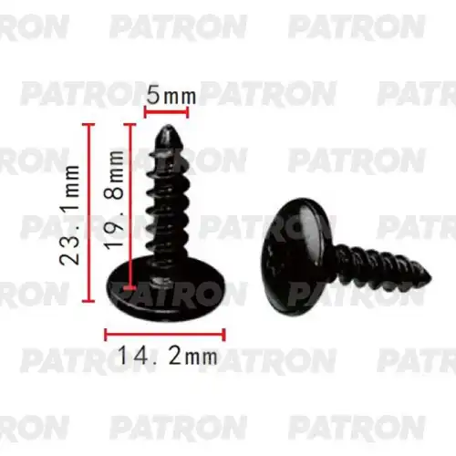 PATRON p372206 - Саморез VW Применяемость: Саморез 5x23.1mm