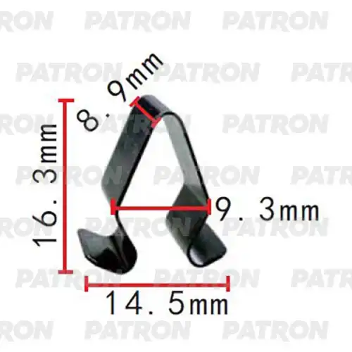 PATRON p372324 - Зажим Скоба VW Skoda Seat Audi Mercedes
