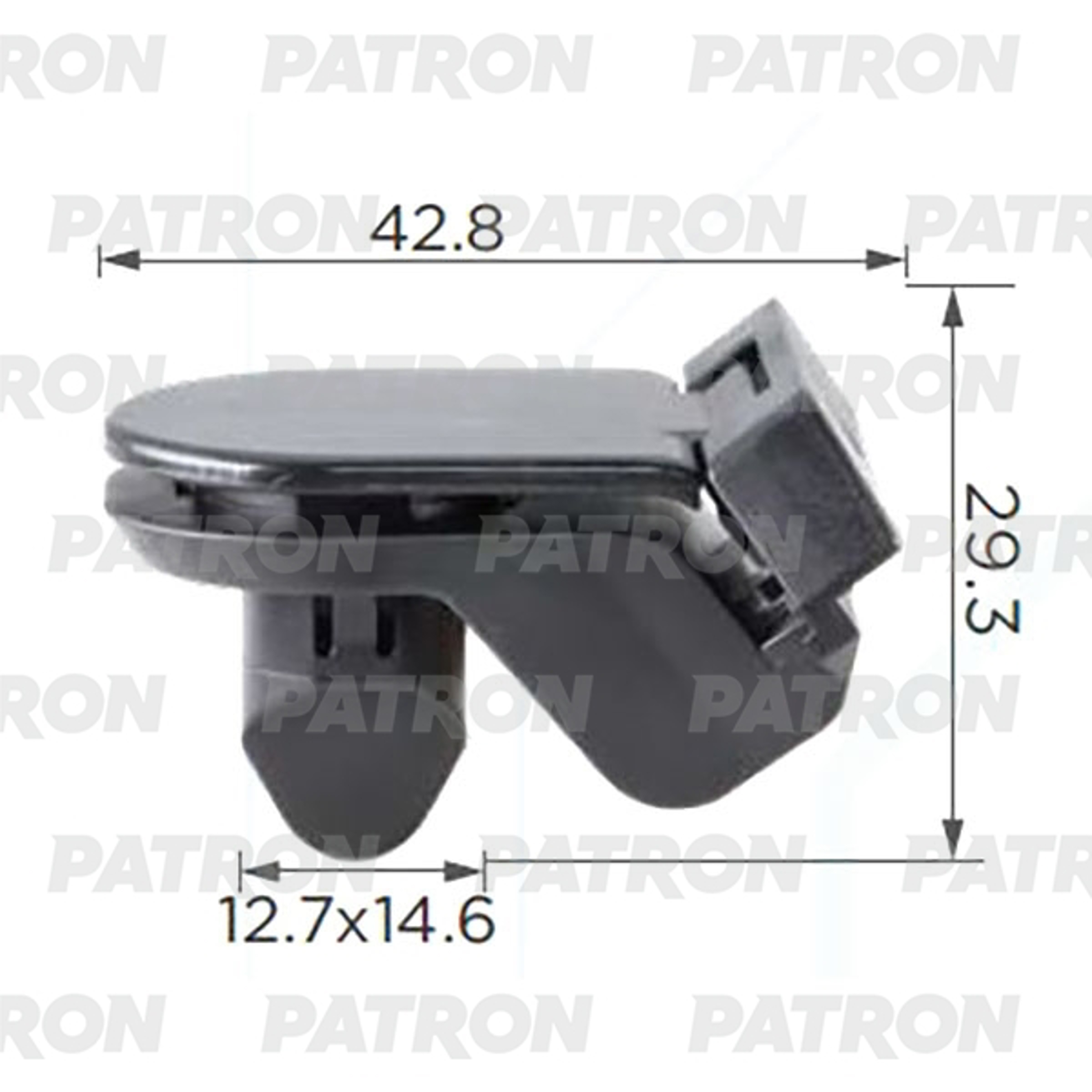 PATRON p373734 - Клипса пластмассовая Toyota применяемость: Крепление передний бампер