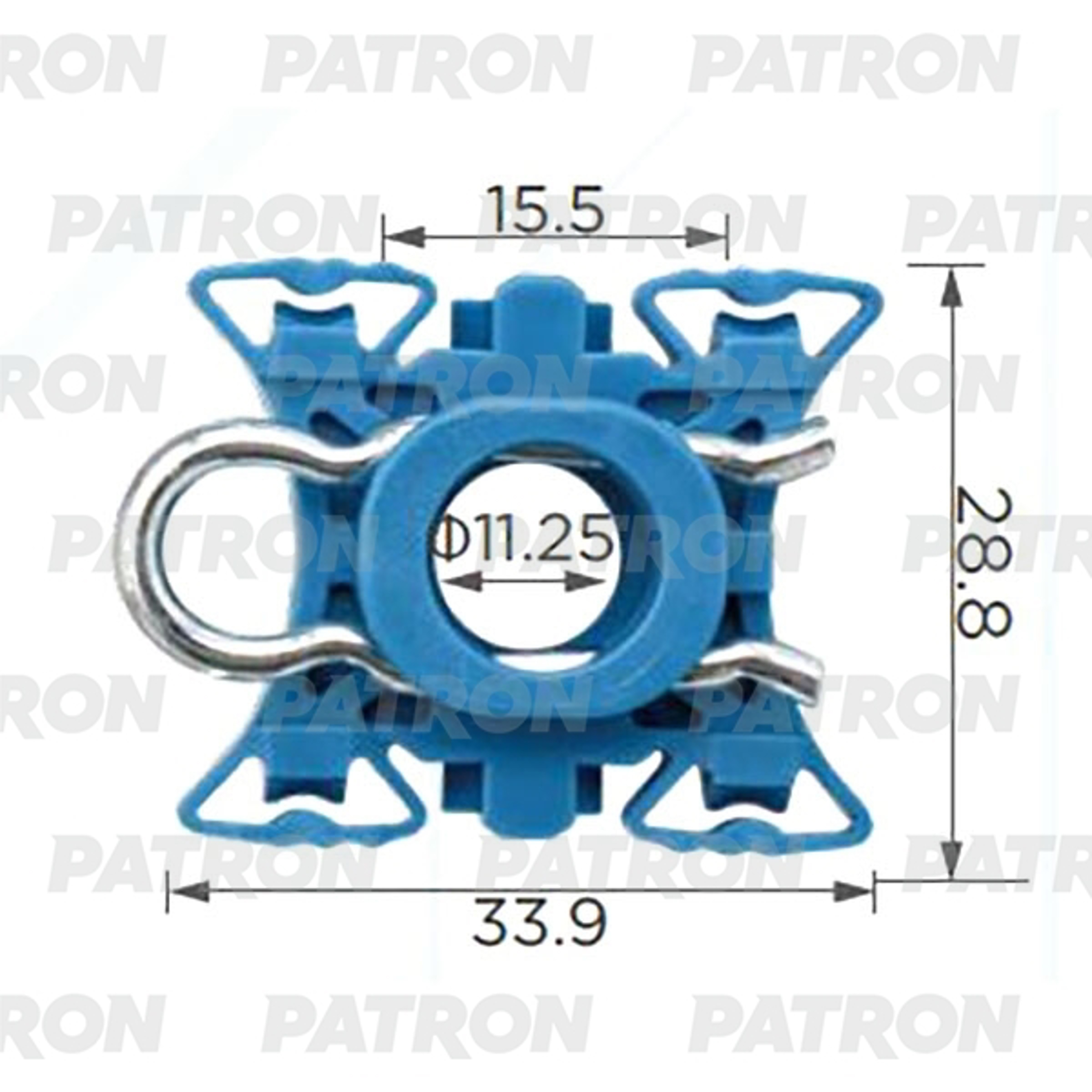 PATRON p373886 - Клипса пластмассовая Фиксатор стеклоподъемника 740 940 940 SE 960 S60 (-09) S80 (-06) S90 V70 (00-08