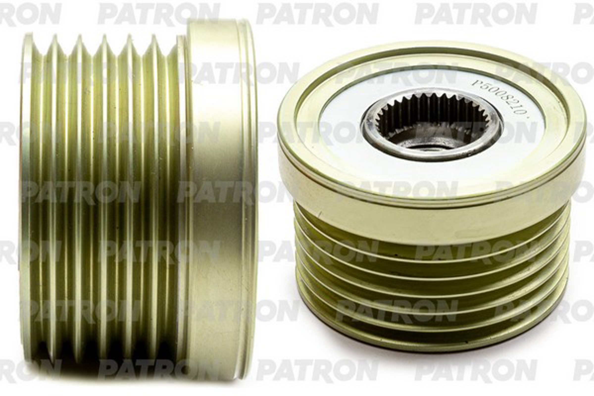 PATRON p5008210 - Шкив генератора BMW: 3 (E46) 98-05, 3 (E90) 05-, 3 (E93) 07-, 5 (E60) 03-, X3 (E83) 04-, X5 (E70) 07-