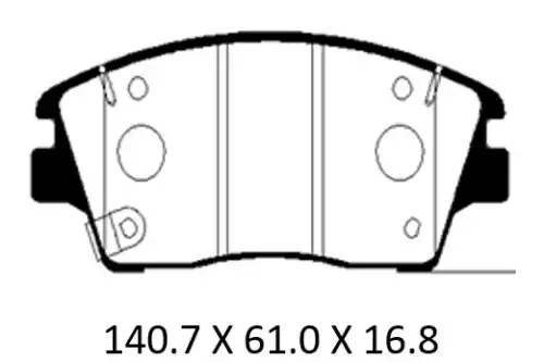 PATRON pbp094kor - колодки тормозные дисковые