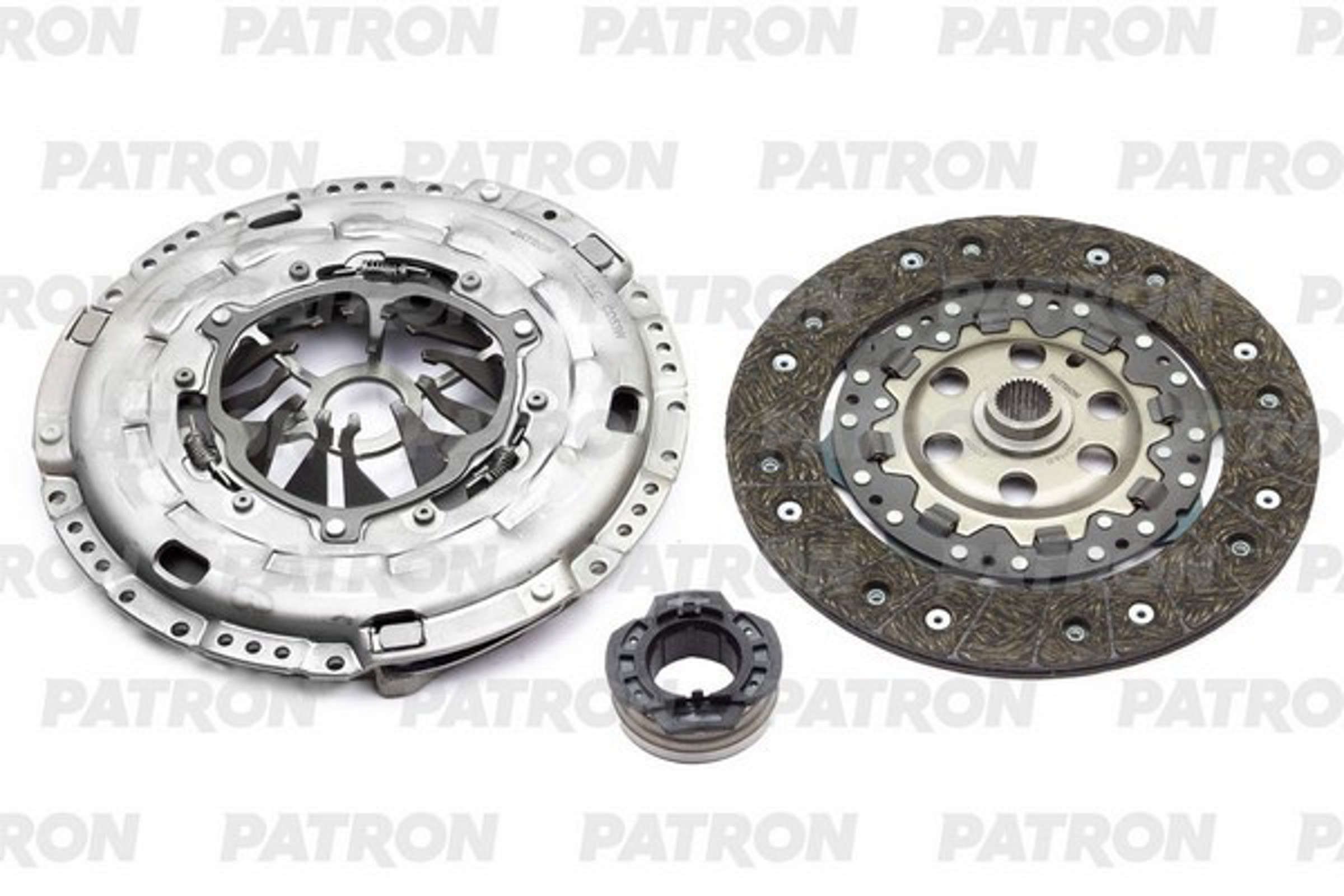 PATRON pce0118 - Комплект сцепления (3P) VAG 1.6 TDI/1.9 TDI 03> / LUK-version (с механизмом компенсации износа)