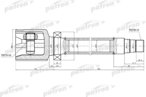 PATRON pcv1325 - ШРУС