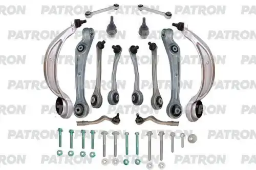 PATRON ps5912 - Комплект рычагов подвески AUDI A4 (B8) 07.11-15.12 A5 (8T3) 07.06-17.01 A7 (4GA.4GF) 10.10-15