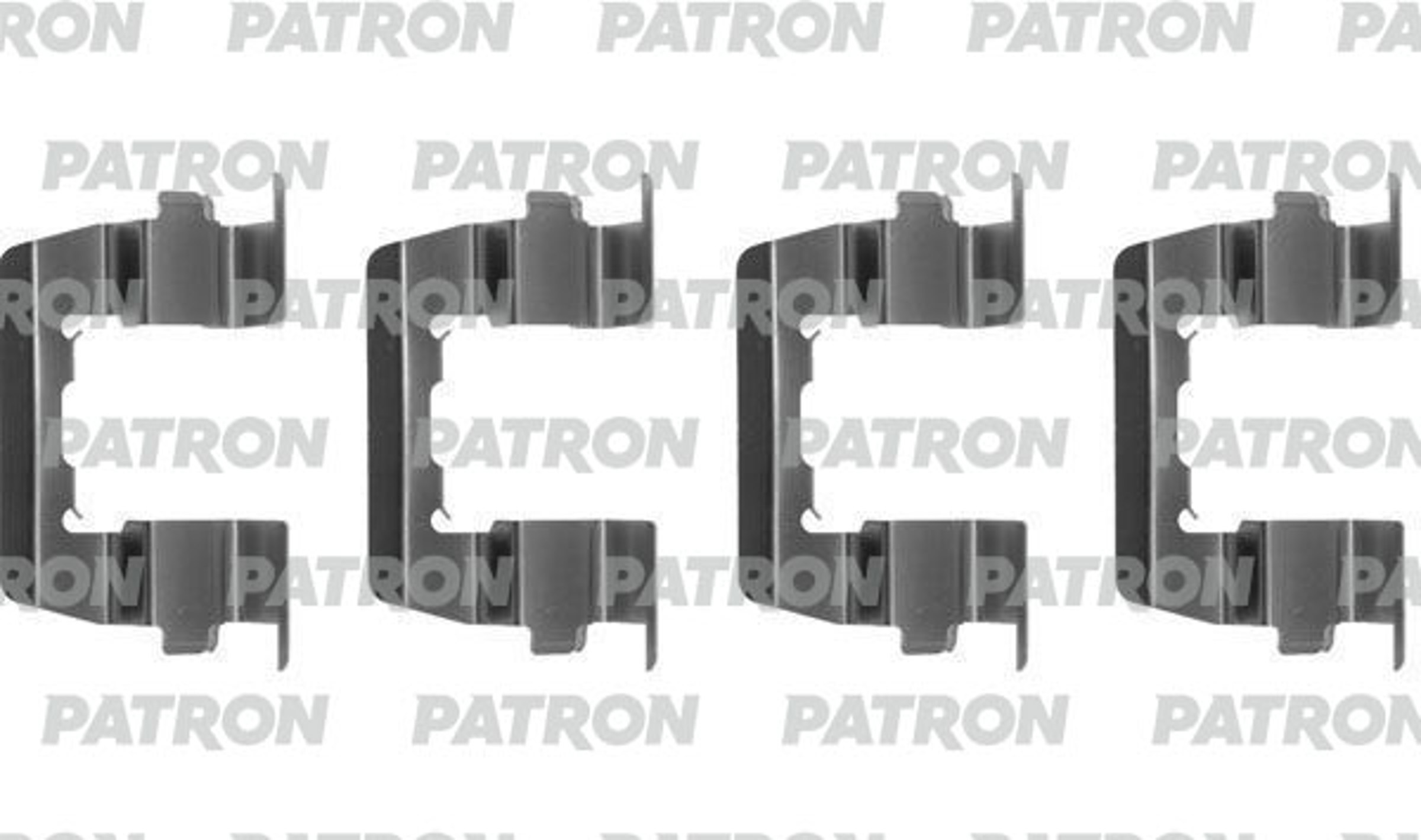 PATRON psrk1090 - Комплект монтажный тормозных колодок дисковых HYUNDAI:ACCENT (LC) 01.00-,ACCENT СЕДАН (LC) 01.00-,ACCENT СЕДАН (X-3) 10.95-01.00,GETZ (TB) 09.02-