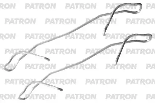 PATRON psrk1404 - Комплект монтажный тормозных колодок ALFA ROMEO: Spider 95-05, GTV 95-, GT 03-, 166 03-, 98