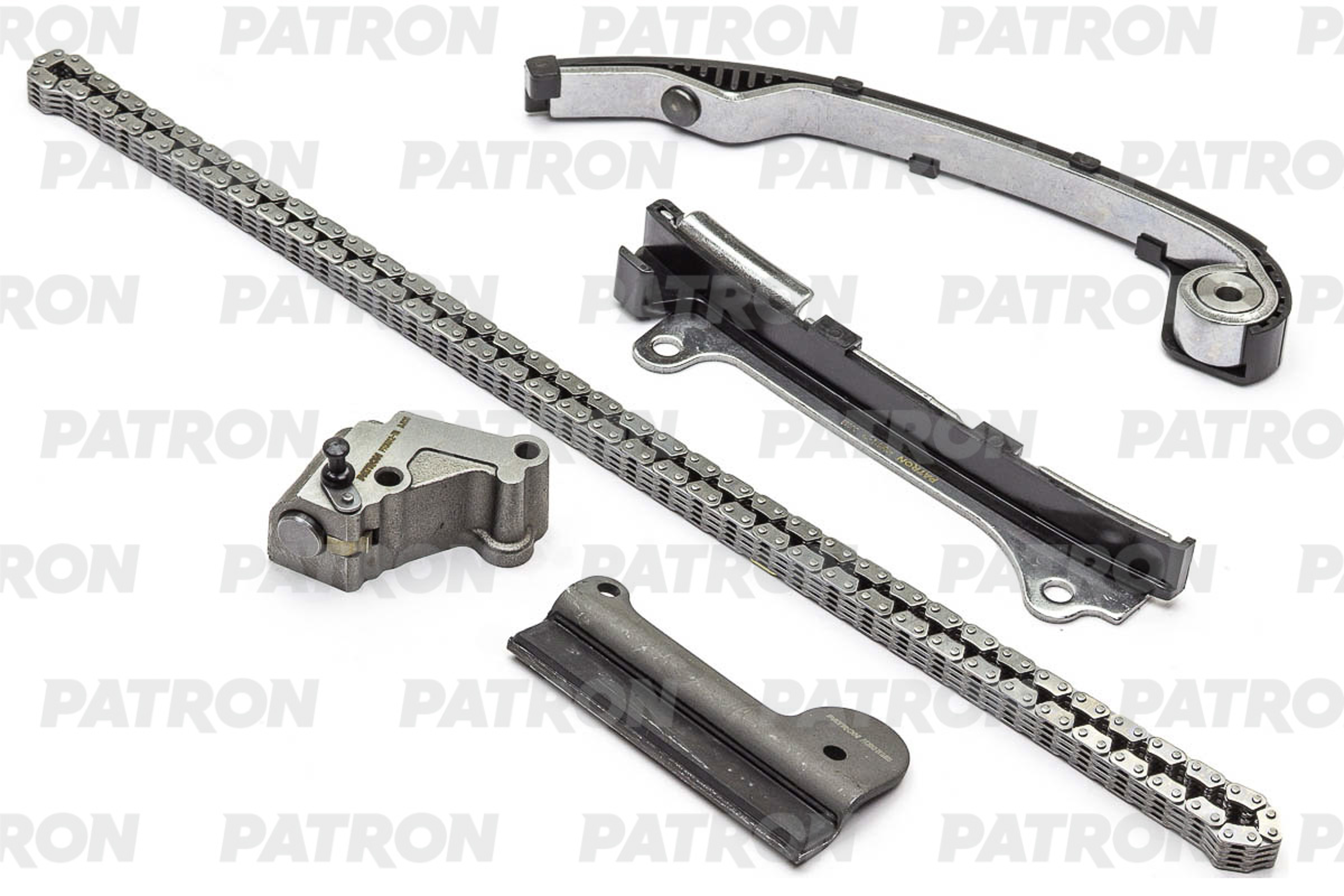 PATRON ptck012 - Комплект цепи ГРМ (Цепь-1, Нат-1, Усп-3) NISSAN Almera Classic (B10) 1.6i (QG16DE) 2006-2012