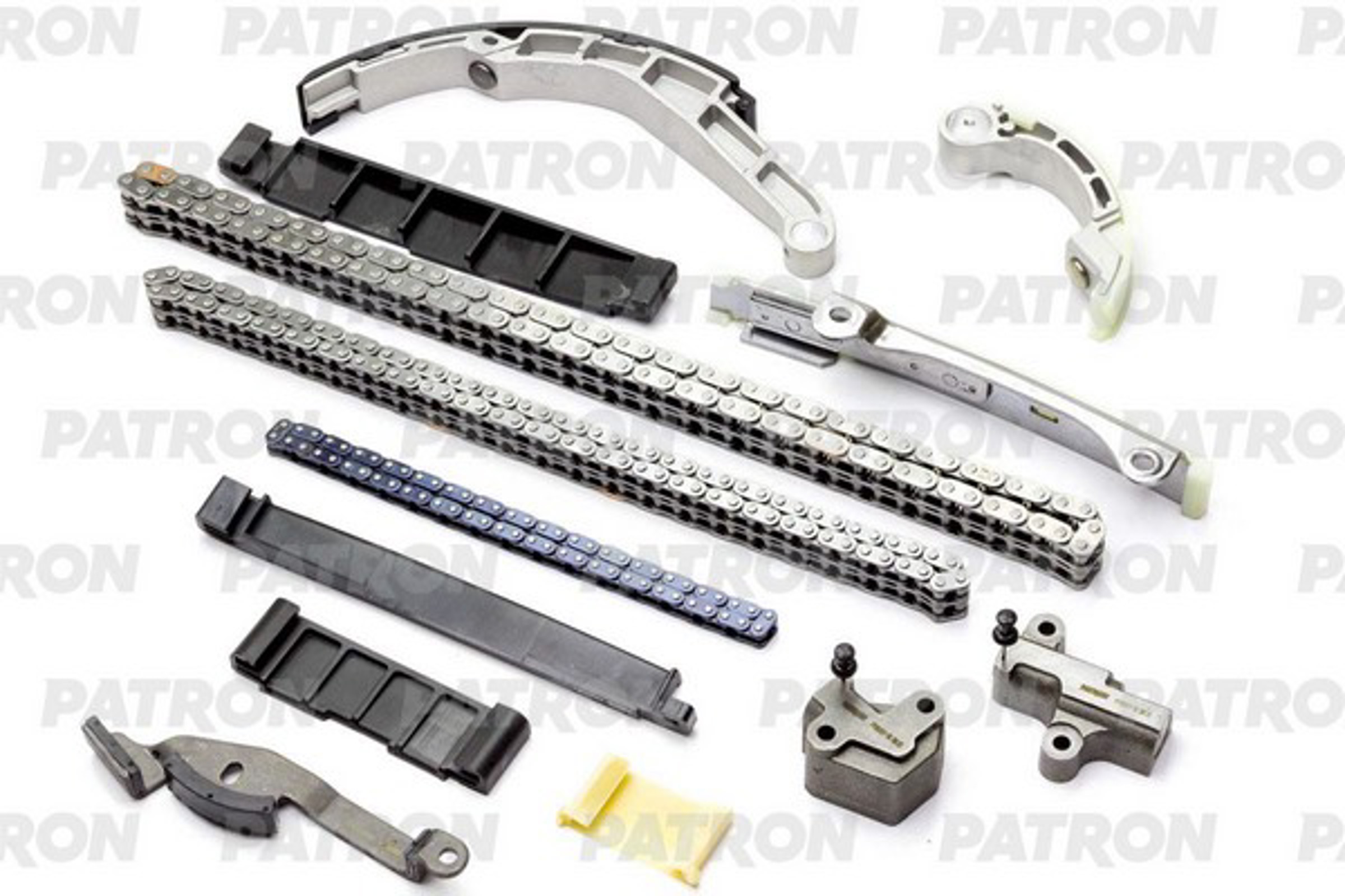 PATRON ptck027 - Комплект цепи ГРМ (Цепь-3, Нат-2, Усп-8) NISSAN Almera Tino/X-Trail 2.2D-2.5D YD22DDT 00>