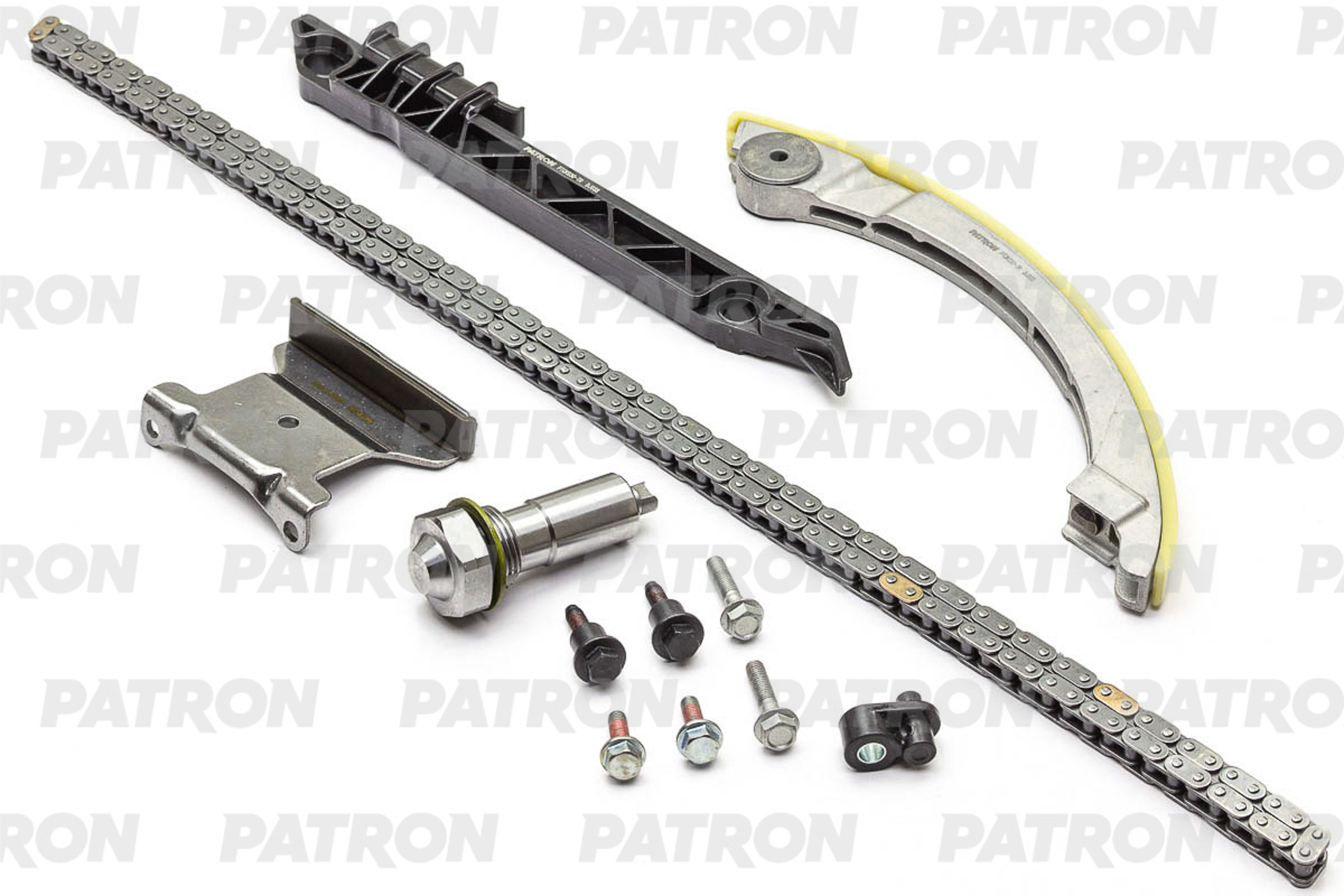 PATRON ptck030 - Комплект цепи ГРМ (Цепь-1, Нат-1, Усп-3) OPEL INSIGNIA 2.0 Turbo (A20NHT /A20NFT) 2008- , Chevrolet Malibu 2.4L (A24XE/ A24XF) 2010-