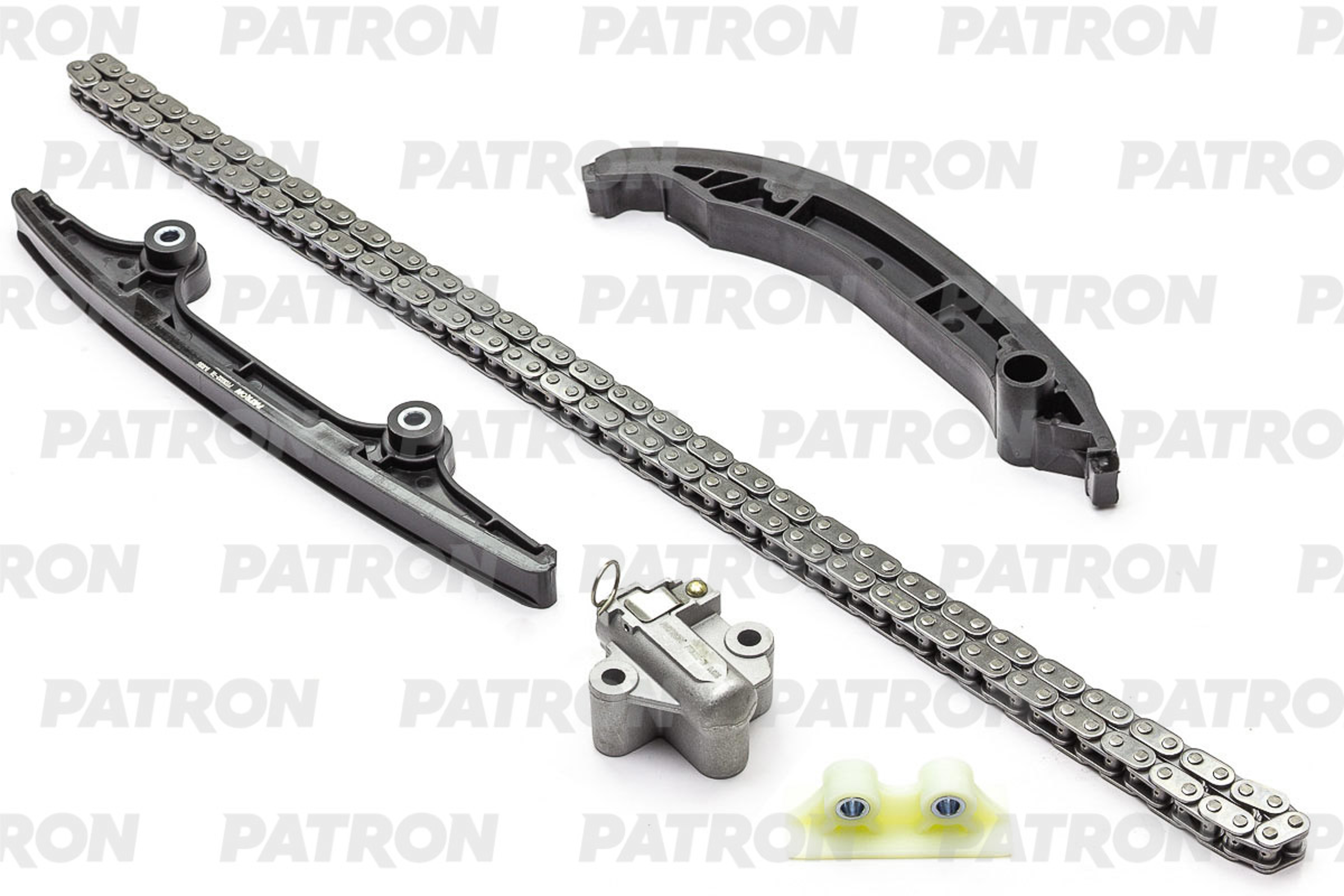 PATRON ptck032 - Комплект цепи ГРМ (Цепь-1, Нат-1, Усп-3) FORD: MONDEO, TRANSIT 2.2Di 06-12 (Цепь 122z)