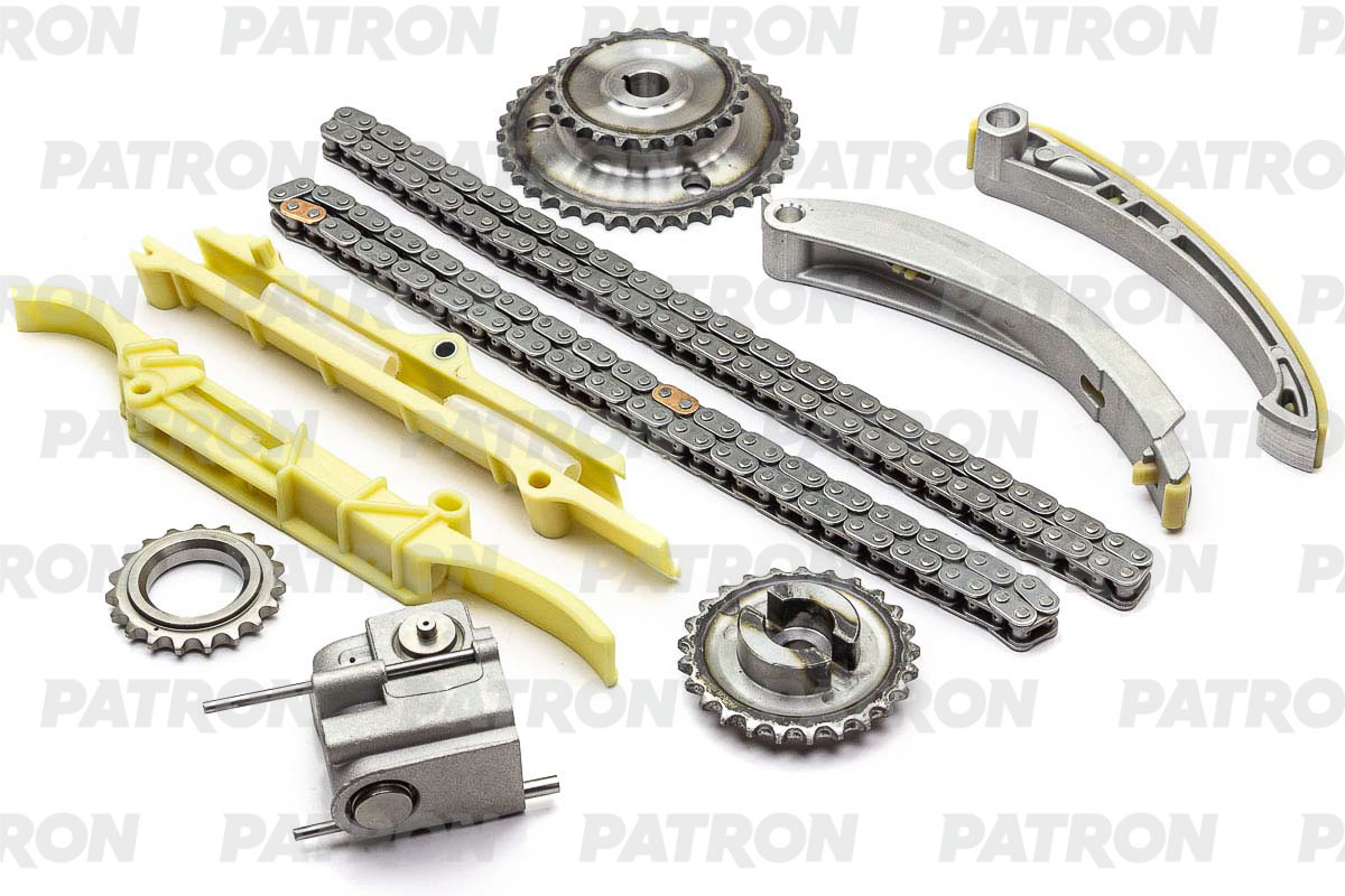 PATRON ptck040 - Комплект цепи ГРМ (Цепь-2, Нат-1, Усп-4, Шест-3) BMW E39 2.5TD/TDs M51 91>