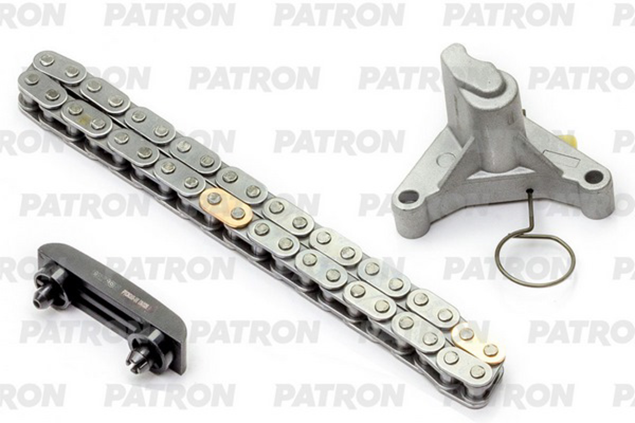 PATRON ptck060 - Комплект цепи ГРМ (Цепь-1, Нат-1, Усп-1) PEUGEOT 2.0HDI-2.2HDI 00>, FORD Focus 2.0 TDCi (G6DA) 04>