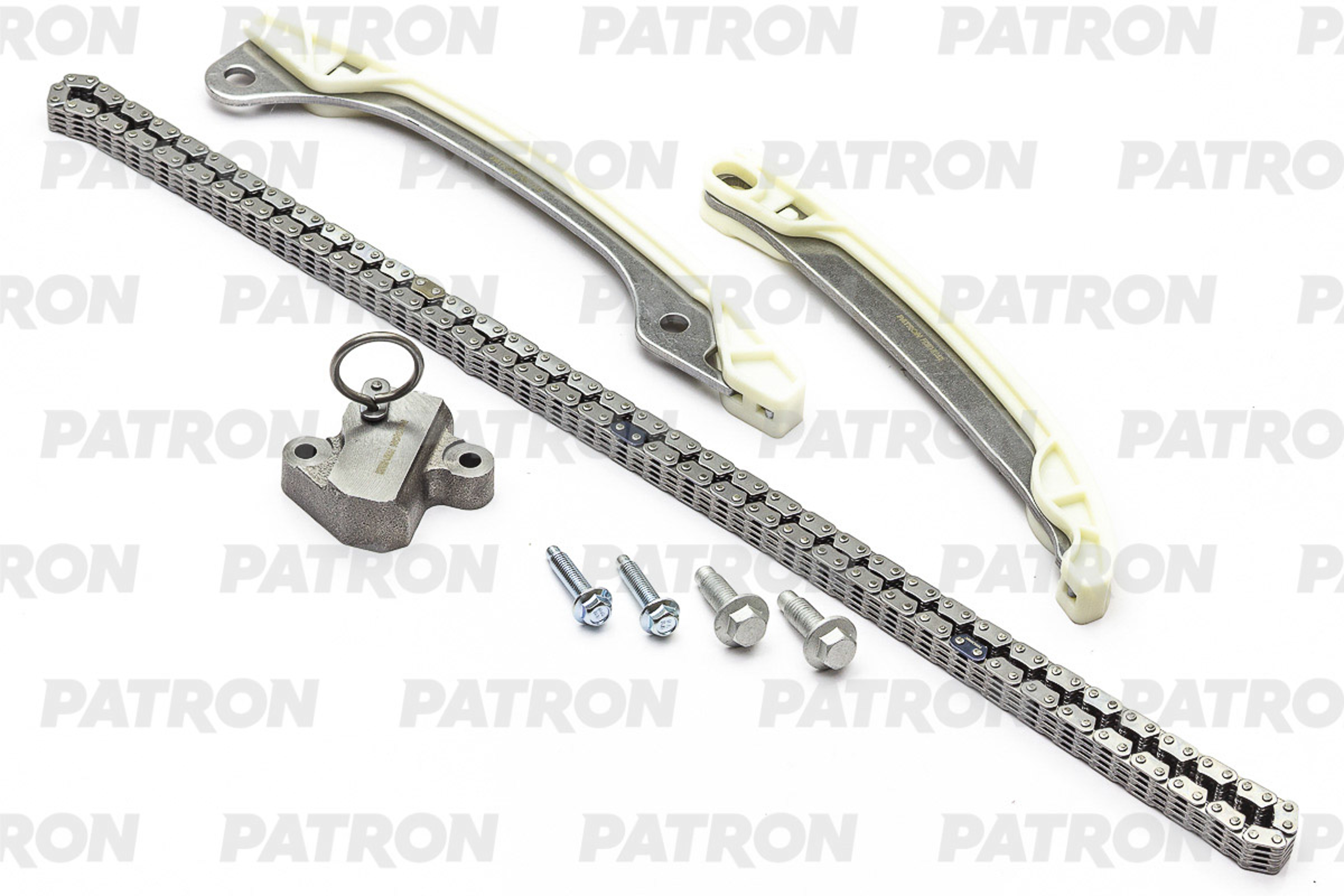 PATRON ptck071 - Комплект цепи ГРМ (Цепь-1, Нат-1, Усп-2) RENAULT Fluence/Megane III 1.6i (H4M - NISSAN HR16DE) 2008-2016