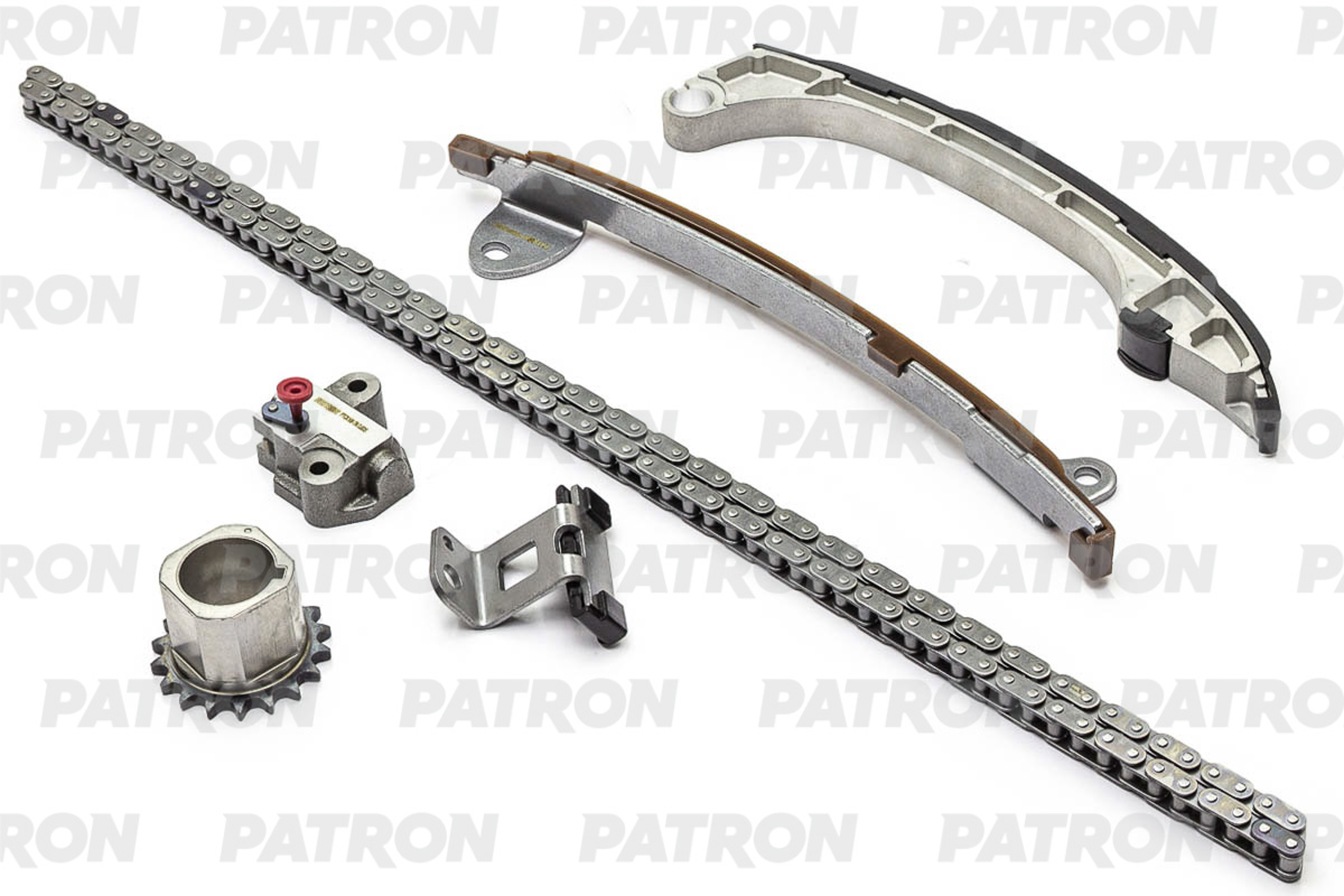 PATRON ptck100 - Комплект цепи ГРМ (Цепь-1, Нат-1, Усп-3, Шест-1) TOYOTA Camry V50 2.5i (2AR-FE) 2012-2018