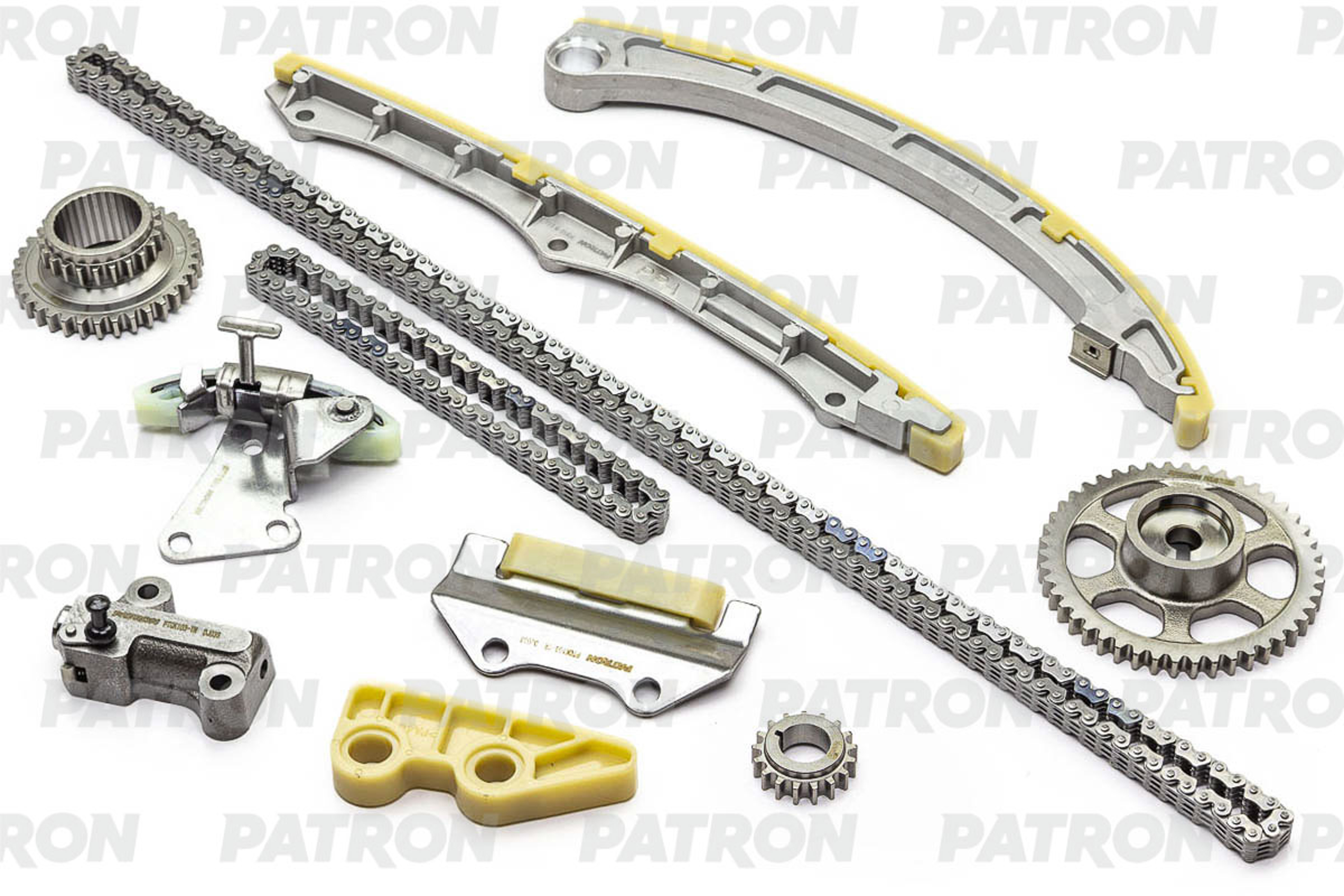 PATRON ptck103 - Комплект цепи ГРМ (Цепь-2, Нат-1, Усп-5, Шест-3) HONDA CR-V III (RE) 2.4i (K24Z) 2006-2011