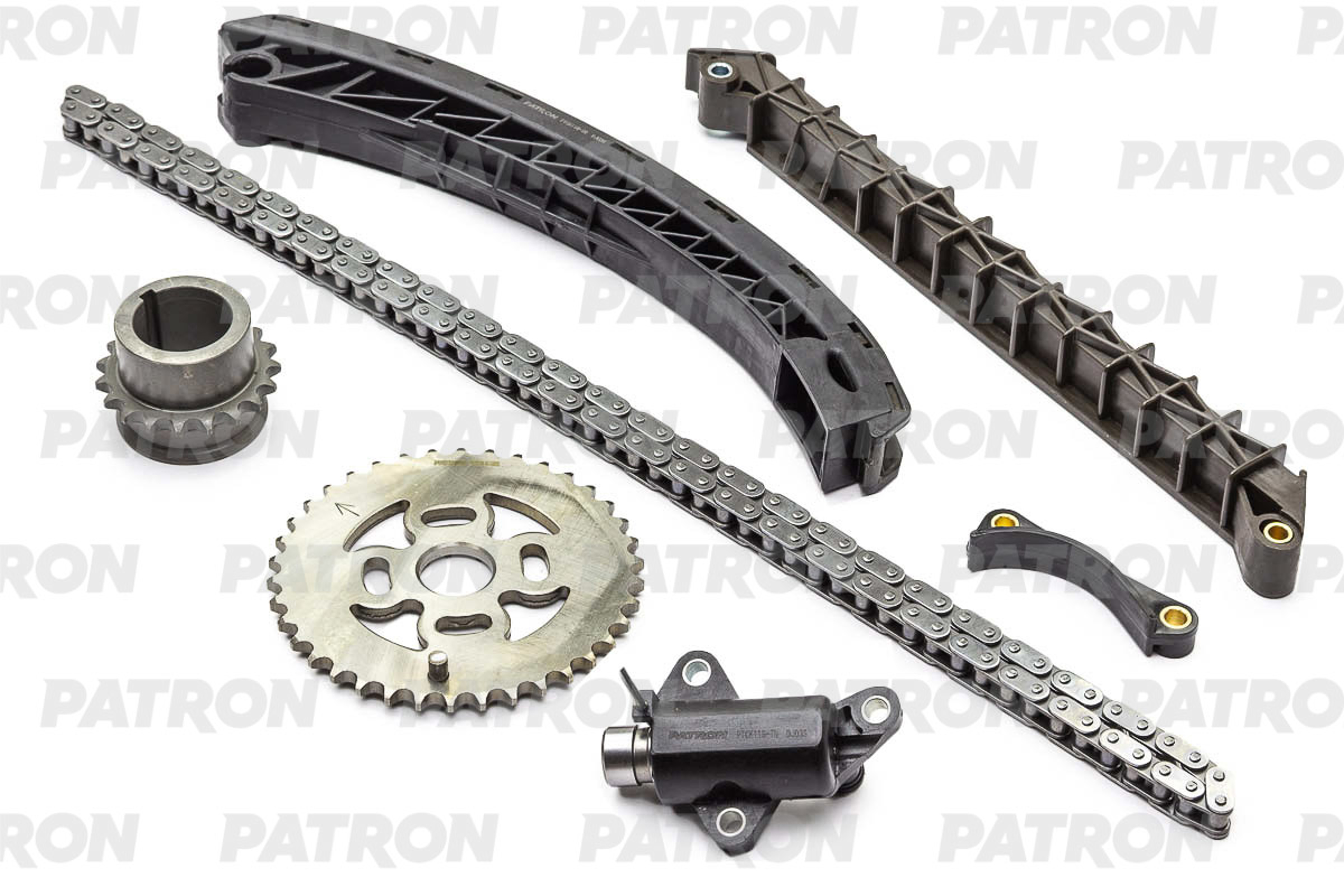 PATRON ptck118 - Комплект цепи ГРМ (Цепь-1, Нат-1, Усп-3, Шест-2) BMW: 3 (E46) 318 i M43 94-01