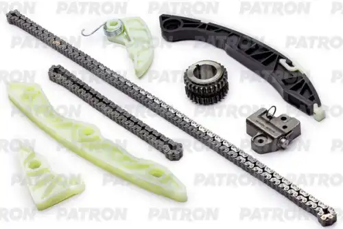 PATRON ptck129 - PTCK129 Комплект цепи ГРМ (Цепь-2, Нат-1, Усп-4, Шест-1) KIA Sportage (SL) 2.0i (G4KD) 2010-2016