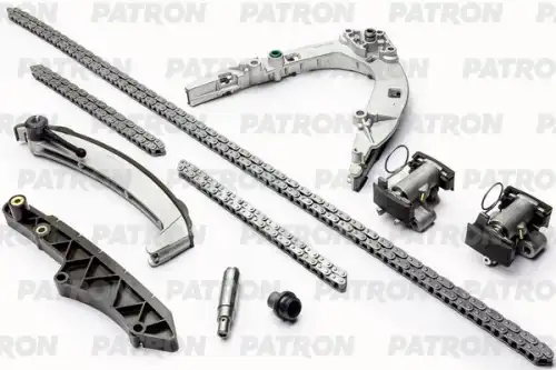 PATRON ptck141 - Комплект цепи ГРМ (Цепь-3, Нат-3, Усп-3) BMW: 3.5i (M62 B35) , 4.4i (M62 B44) / LAND ROVER 4