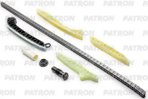 PATRON ptck148 - Комплект цепи ГРМ (Цепь-1, Нат-1, Усп-4) MERCEDES: 3.5i/5.5i (M272, M273) 2005-