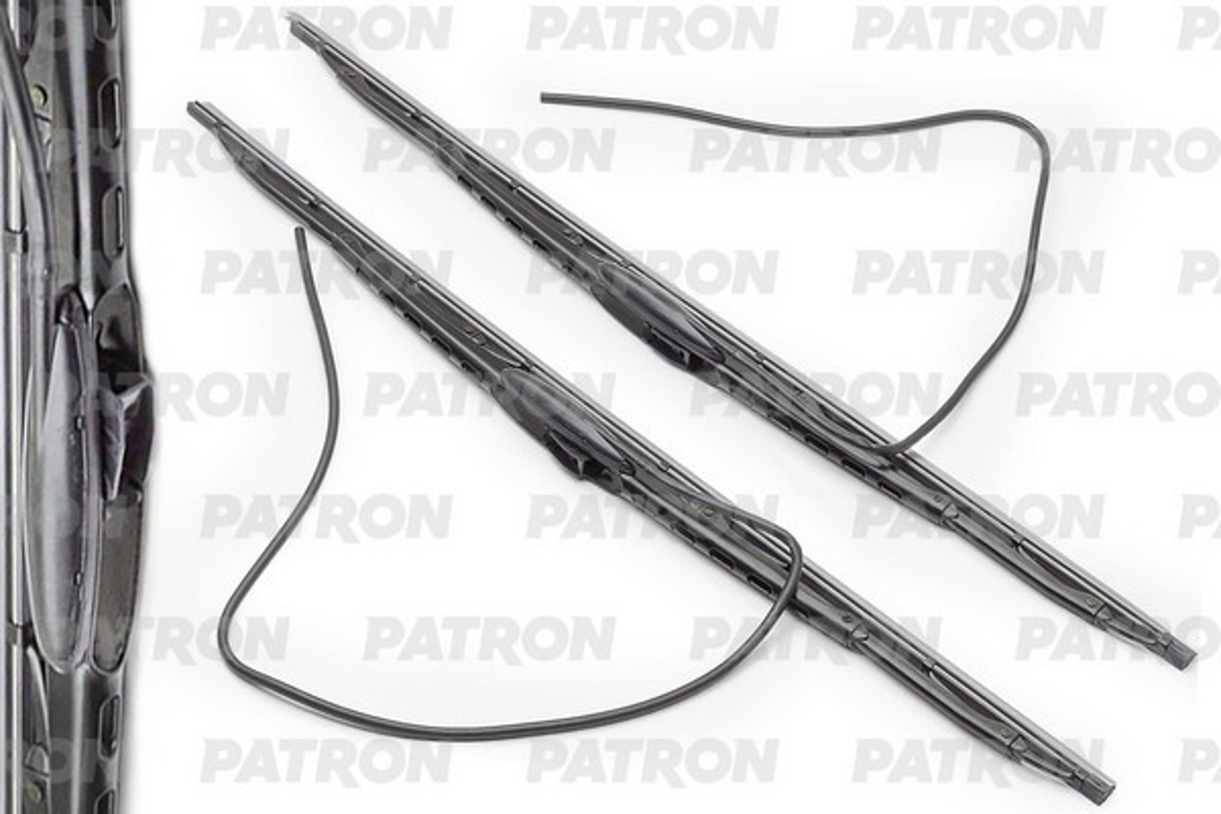 PATRON pwb610cs - Щетки стеклоочистителя IVECO DAILY 3/4 61см+61см каркасная с креплением под крюк+форсунка
