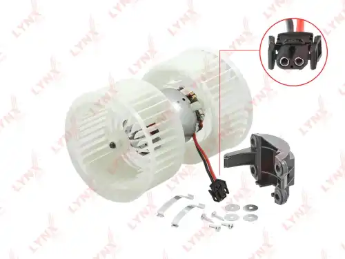 LYNXAUTO rf1261 - вентилятор отопителя!\ BMW 3 E46 98-05/X3 E83 04>