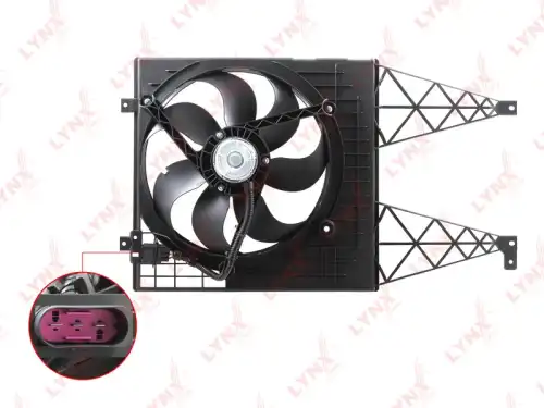 LYNXAUTO rf1493 - вентилятор охлаждения !\ VW Polo/Bora/Lupo/Golf, Audi A3 00>