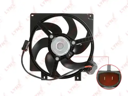 LYNXAUTO rf1854 - вентилятор охлаждения!\ Lada 1117-1119/Kalina/2123