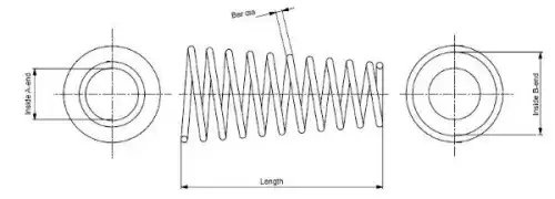 MONROE sp3049 - Пружина подвески