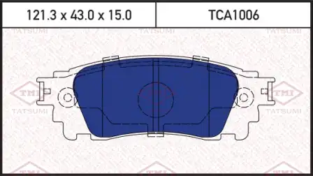 TATSUMI tca1006 - колодки дисковые задние