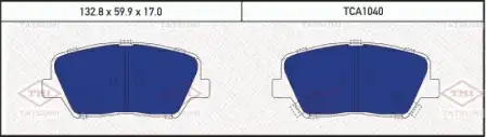 TATSUMI tca1040 - колодки дисковые перед.