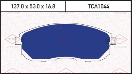 TATSUMI tca1044 - колодки тормозные дисковые передние