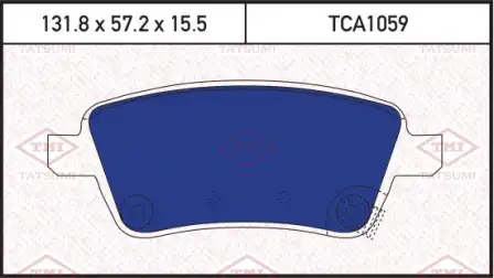 TATSUMI tca1059 - колодки дисковые перед.