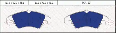 TATSUMI tca1071 - колодки дисковые перед.