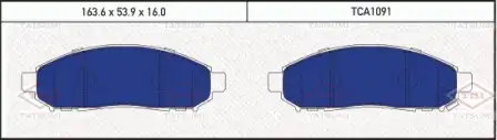 TATSUMI tca1091 - колодки дисковые перед.